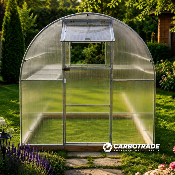 Теплица "Господарочка-2" 2х10м СП 6мм Standard 2421296236 фото