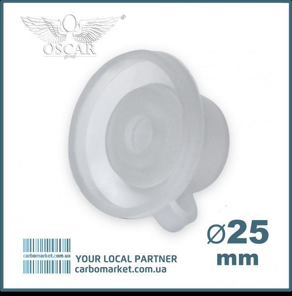 Шайба-спейсер прозрачная TM Oscar диаметр 25 мм (Украина) 2365657997 фото