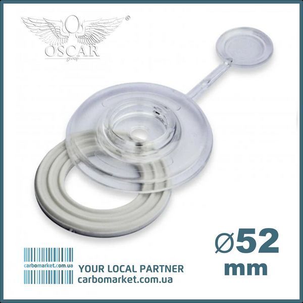 Шайба-спейсер прозрачная TM Oscar диаметр 25 мм (Украина) 2365657997 фото
