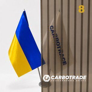 Стільниковий полікарбонат 2100Х1000Х8 mm OSCAR Premium бронза Сербія 2029216719 фото