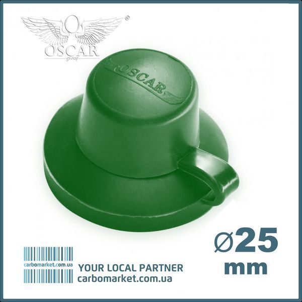 Шайба-спейсер зелёная TM Oscar диаметр 25 мм (Украина) 2365690521 фото
